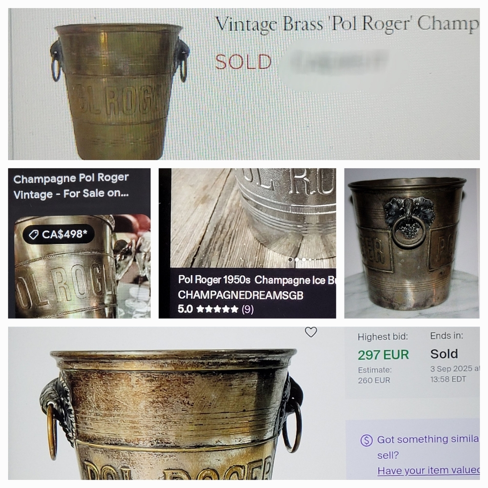 Champagne Bucket Pol ROGER - Picture 7 of 9